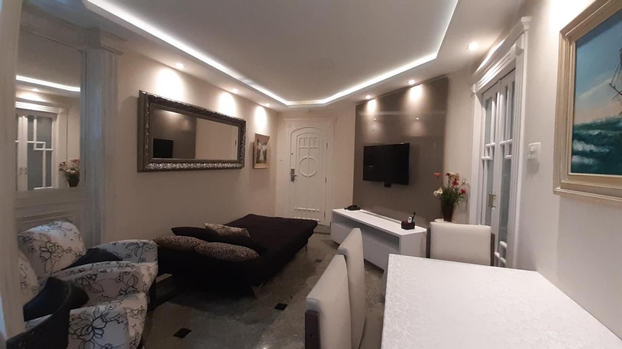 Lindo Flat No Edificio Cosmopolitan, Com Garagem E Piscina Lejlighed Santos  Eksteriør billede