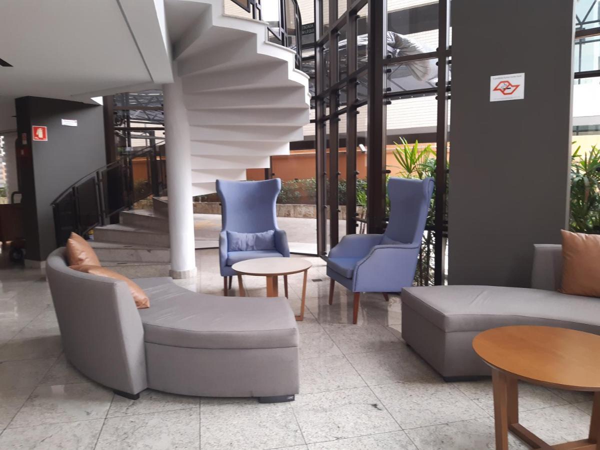 Lindo Flat No Edificio Cosmopolitan, Com Garagem E Piscina Lejlighed Santos  Eksteriør billede